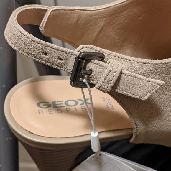 Geox Block Heel Peeptop Booties - Picture 5 of 15